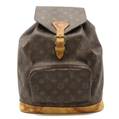LOUIS VUITTON Monogram Montsuri GM Rucksack Shoulder Bag Pack M51135