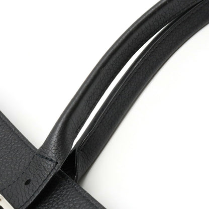 LOUIS VUITTON Cover Voyage Tote Bag Shoulder Taurillon Leather Noir Black M50086