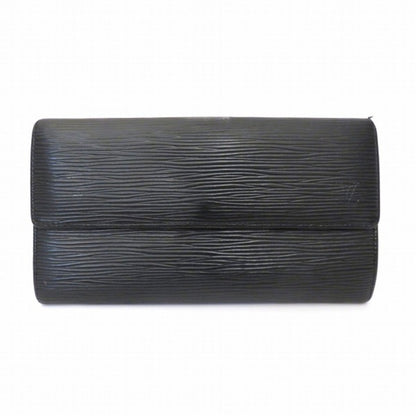 LOUIS VUITTON Epi Pochette Portomone Credit M63562 Long Wallet Unisex