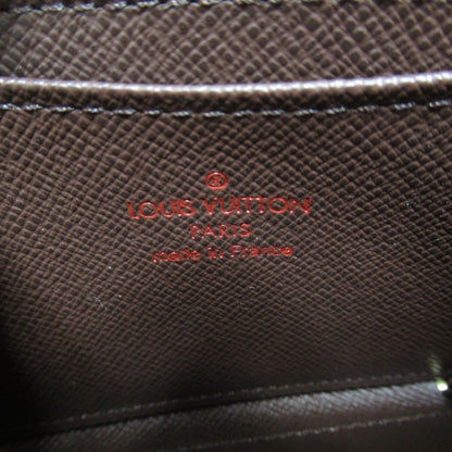 LOUIS VUITTON Zippy coin purse Brown Ebene Damier PVC coated canvas N63070