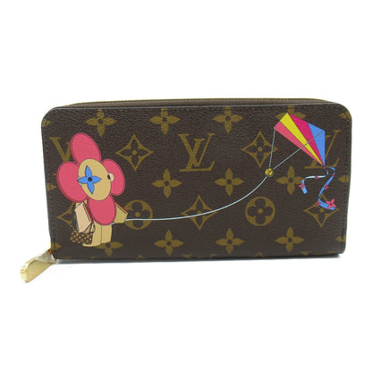 LOUIS VUITTON Zippy Wallet Japan Only Brown Rose valerine PVC coated canvas Monogram Vivienne M69054