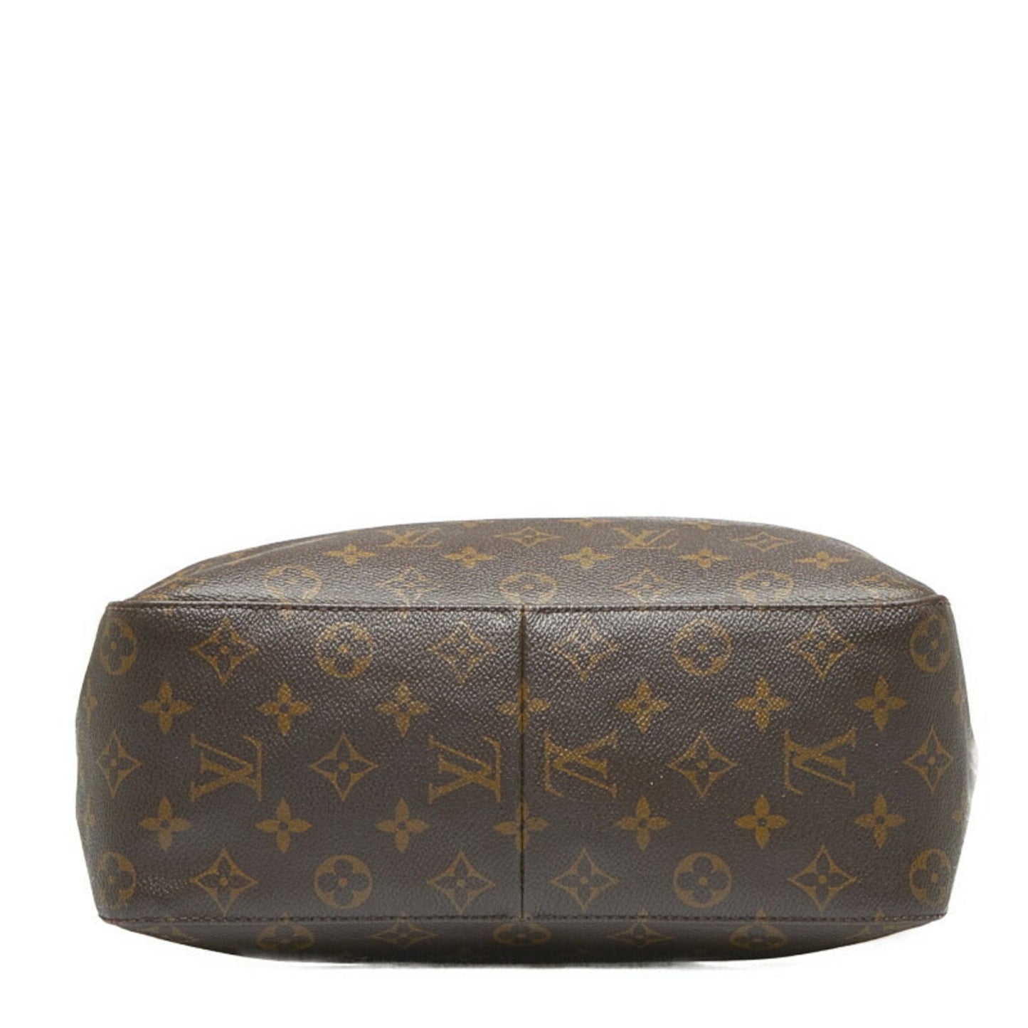 LOUIS VUITTON Monogram Looping GM Shoulder Bag Handbag M51145 Brown PVC Leather Ladies