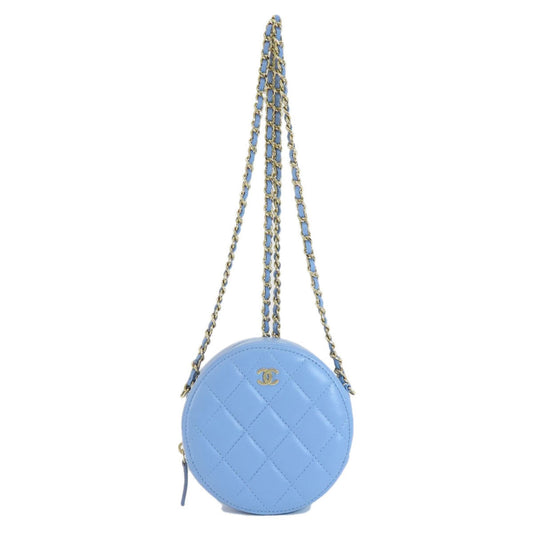 Chanel Chain Shoulder Matelasse Bag Lambskin Women's