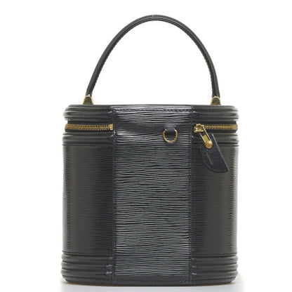 LOUIS VUITTON Epi Cannes Handbag Vanity Bag M48032 Noir Black Leather Ladies