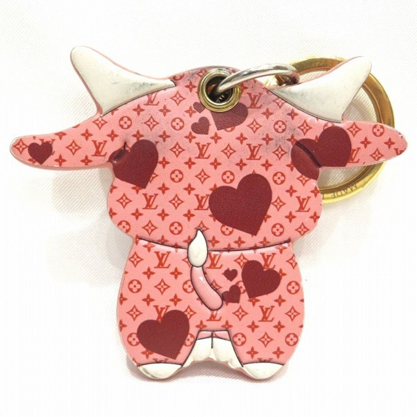 LOUIS VUITTON Monogram Porto Cle LV Rodeo M80243 Charm Brand Accessory Key Ring Keychain Ladies