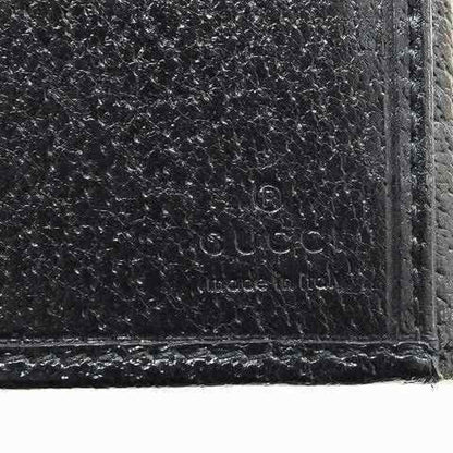 Gucci long wallet W 035 1408 2150 GUCCI leather black