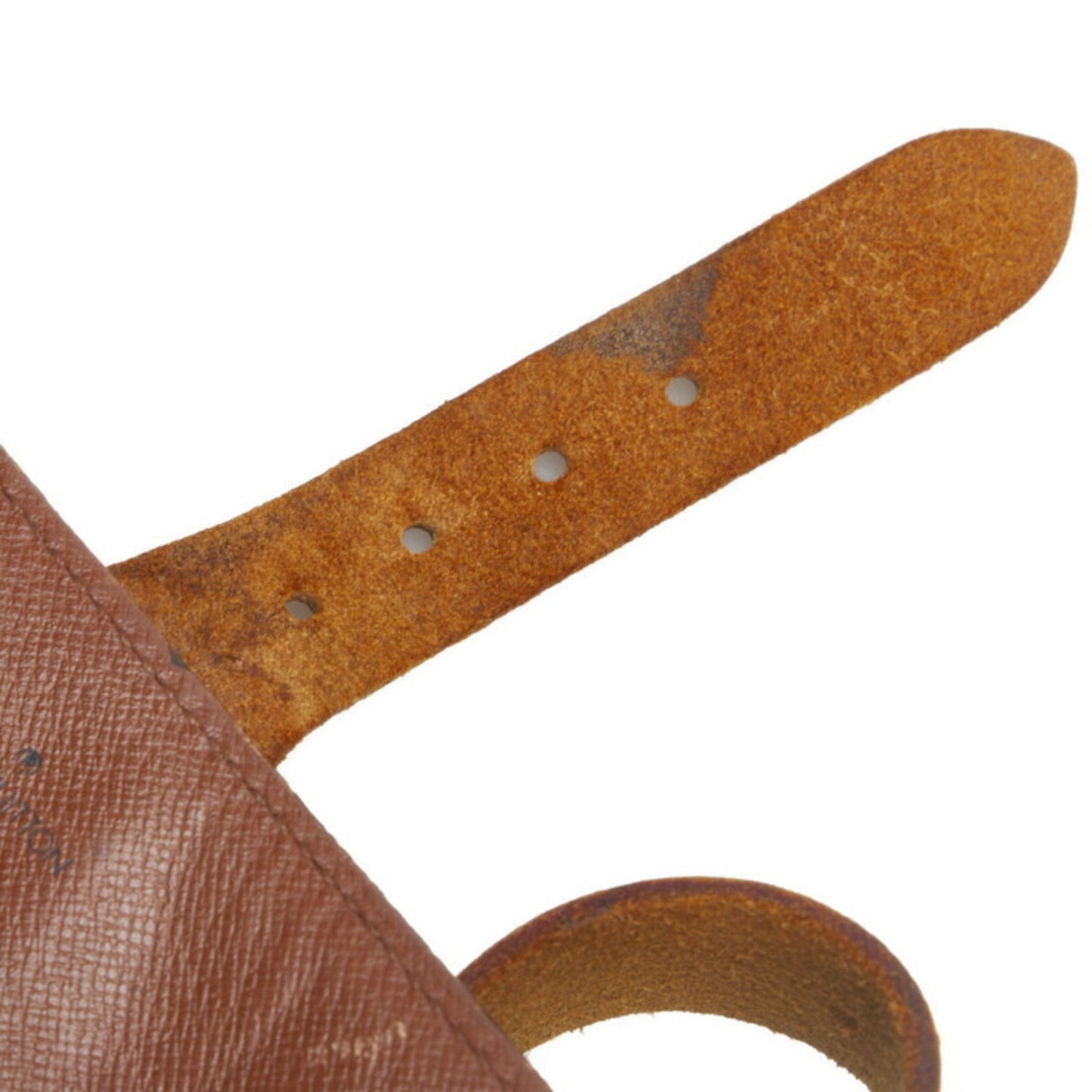 LOUIS VUITTON Monogram Cartesier GM Shoulder Bag M51252 Brown PVC Leather Women's