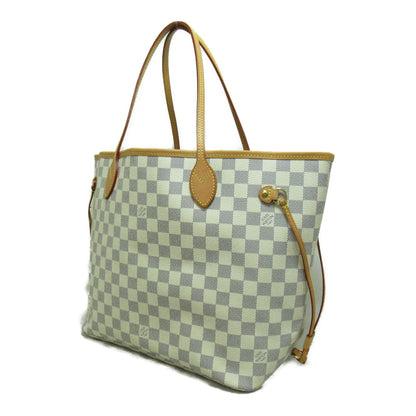 LOUIS VUITTON Neverfull MM Ivory Damier Azur PVC coated canvas N51107