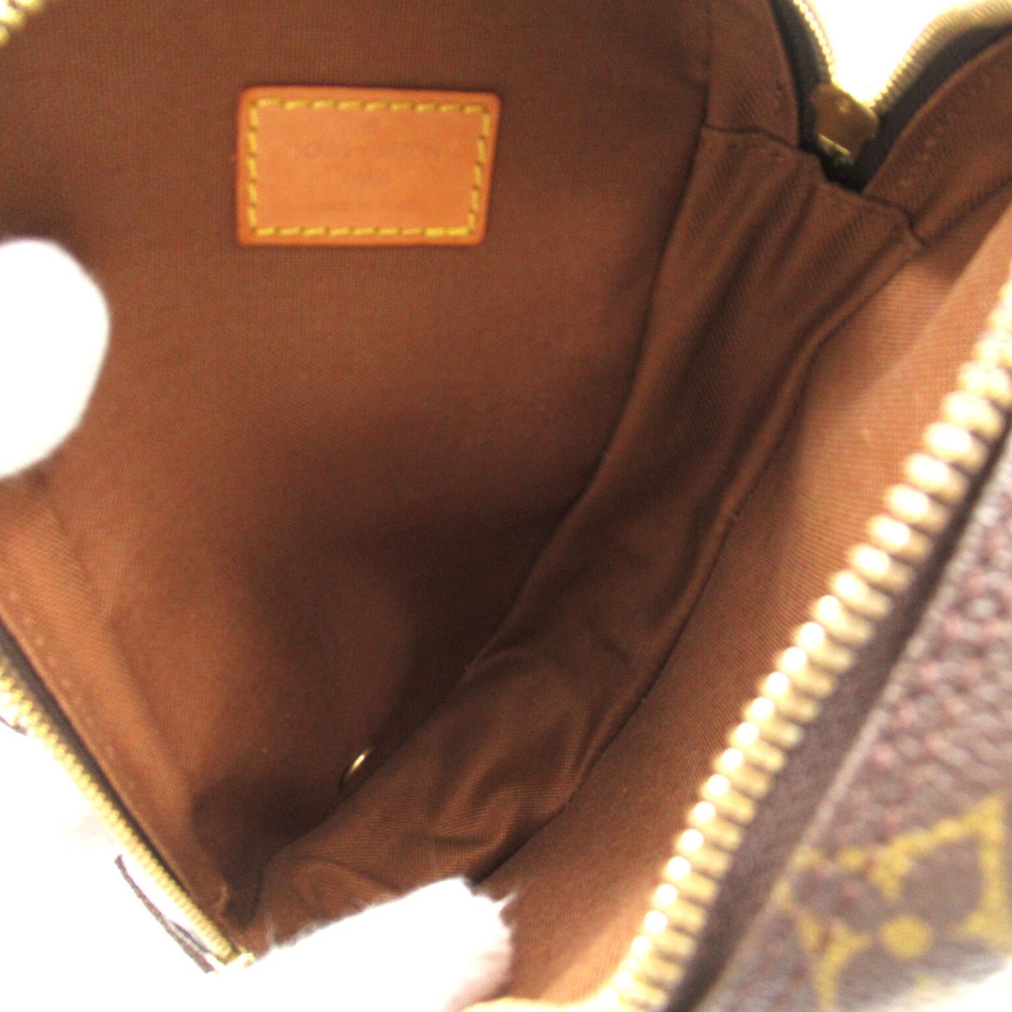 LOUIS VUITTON Pochette Gange Brown Monogram PVC coated canvas M51870