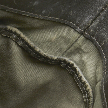 LOUIS VUITTON Monogram Lucile GM Shoulder Bag Tote M92681 Green Dark Brown Canvas Leather Women's