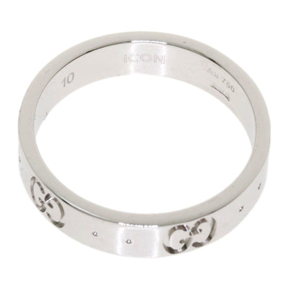 Gucci Icon # 10 Ring / K18 White Gold Ladies GUCCI