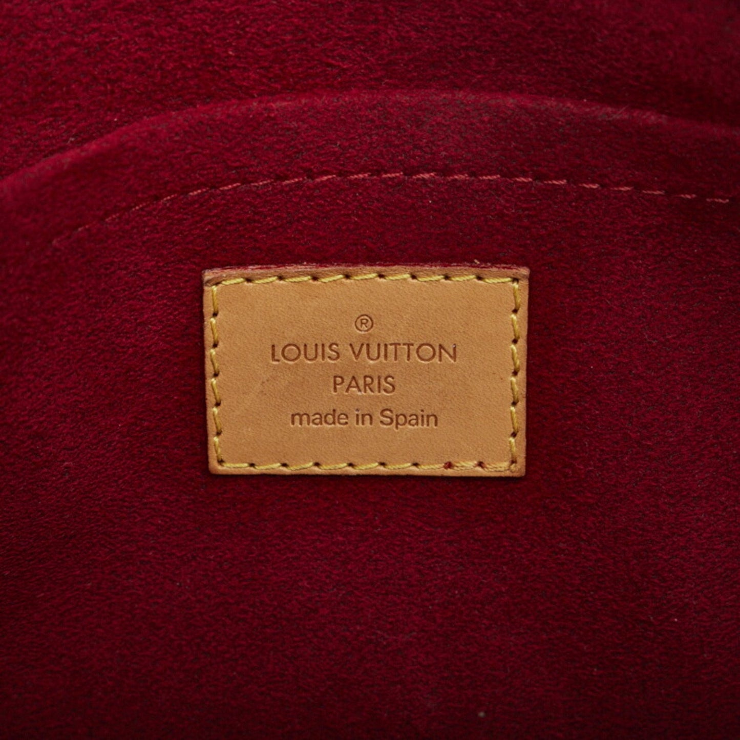 LOUIS VUITTON Monogram Clara Handbag M40057 Brown PVC Leather Ladies