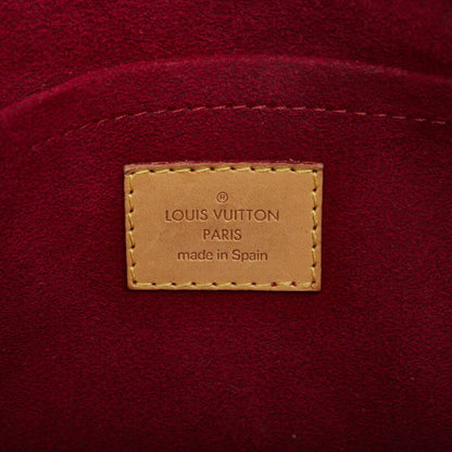 LOUIS VUITTON Monogram Clara Handbag M40057 Brown PVC Leather Ladies