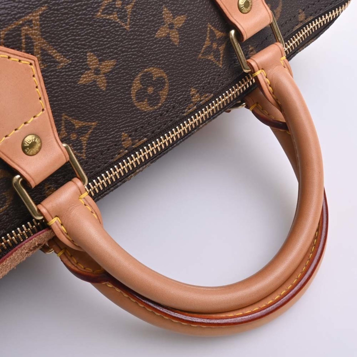LOUIS VUITTON Monogram Speedy 30 Handbag Boston Bag M41526 Brown Women's