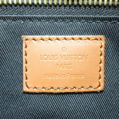 LOUIS VUITTON Hobo Dauphine MM Shoulder Bag Brown Black Monogram Reverse PVC coated canvas M45195