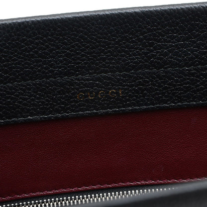 Gucci Zumi Top Handle Bag Shoulder Leather Black 564714