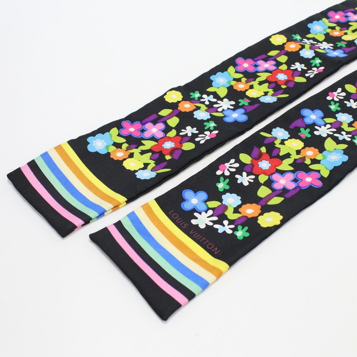 LOUIS VUITTON bandeau scarf silk / 100% ladies