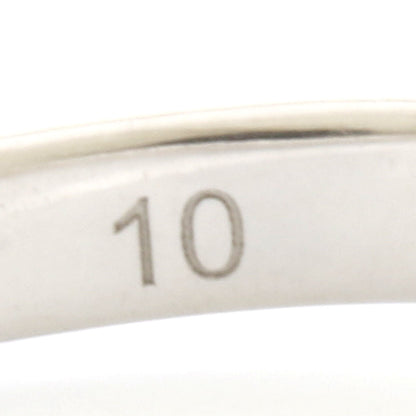 Gucci K18WG Ring GG Running # 10 Silver Ladies 18K K18 White Gold