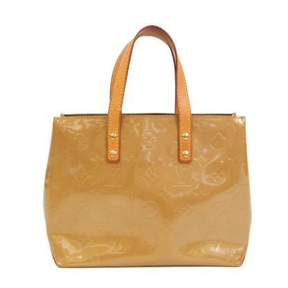 LOUIS VUITTON Monogram Vernis Reade PM M91334 Women's Handbag Noisette