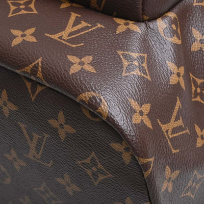 LOUIS VUITTON Monogram Macassar Backpack Rucksack M43422 Brown Women's