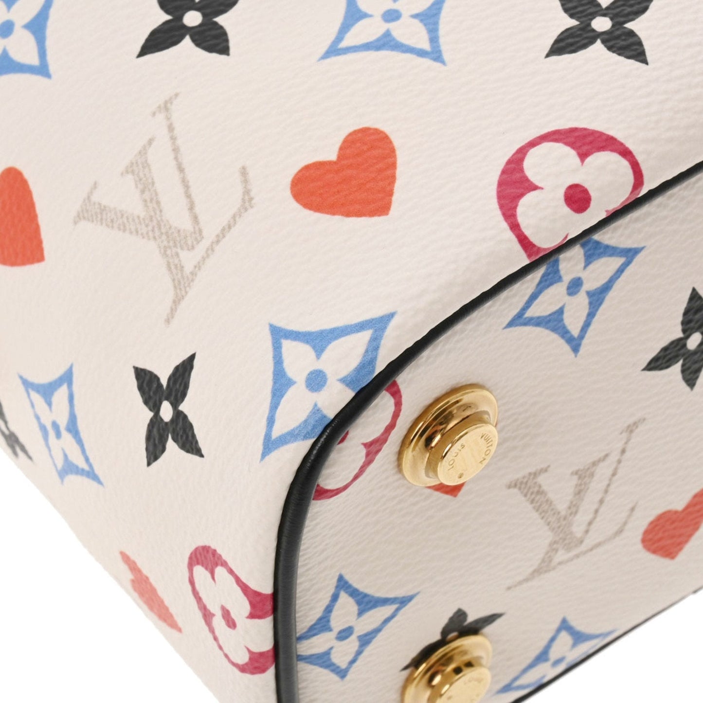 LOUIS VUITTON Monogram Game On Vanity PM Bron M57458 Women's Canvas Bag