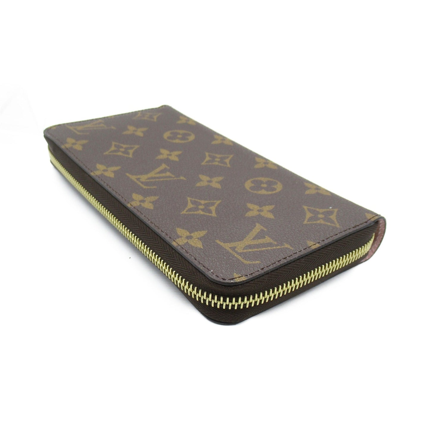 LOUIS VUITTON Zippy Wallet Japan Only Brown Rose valerine PVC coated canvas Monogram Vivienne M69054