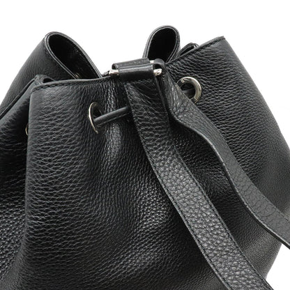 Gucci Soho Backpack Rucksack Leather Black 368587
