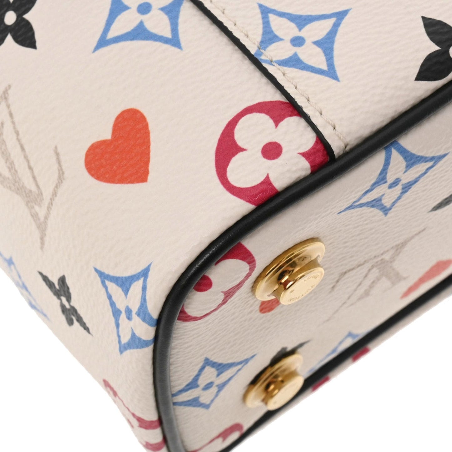 LOUIS VUITTON Monogram Game On Vanity PM Bron M57458 Women's Canvas Bag