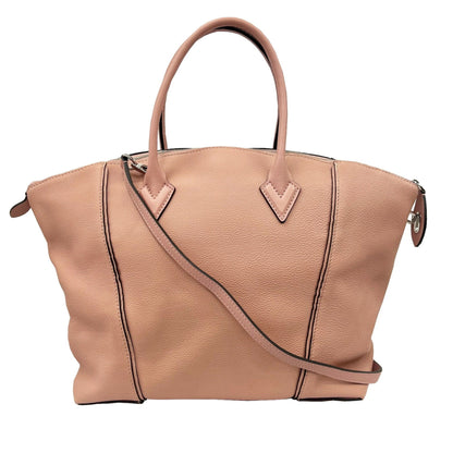 LOUIS VUITTON Lockit MM Parnacea Handbag Shoulder Bag M94594 AR4124 Leather Magnolia Pink Series Silver Hardware Women's