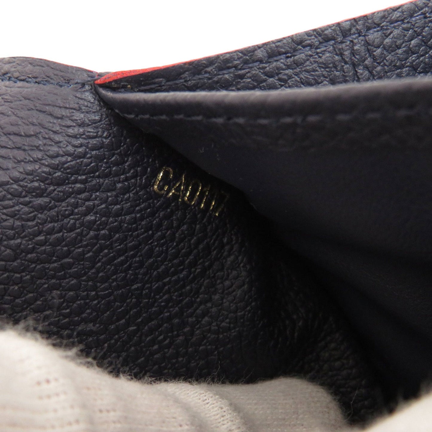 LOUIS VUITTON M62127 Portefeuille Pont Neuf Emplant Long Wallet Women's