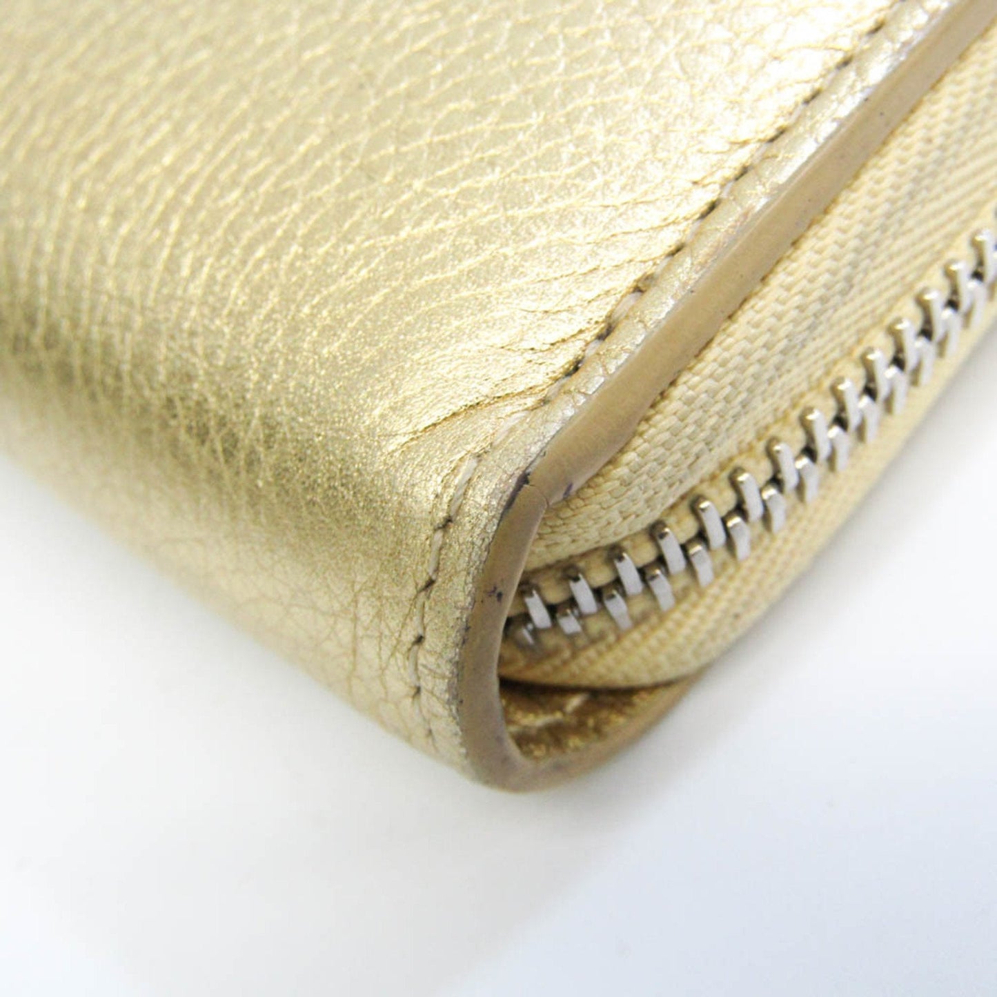 LOUIS VUITTON Zippy Lock Me Japan Limited M63816 Women's Calf Leather Long Wallet [bi-fold] Gold