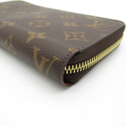 LOUIS VUITTON Zippy Wallet Round Long Wallet Brown Monogram PVC coated canvas M42616