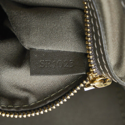 LOUIS VUITTON Monogram Lucile GM Tote Bag Shoulder M92681 Green Dark Brown Canvas Leather Women's
