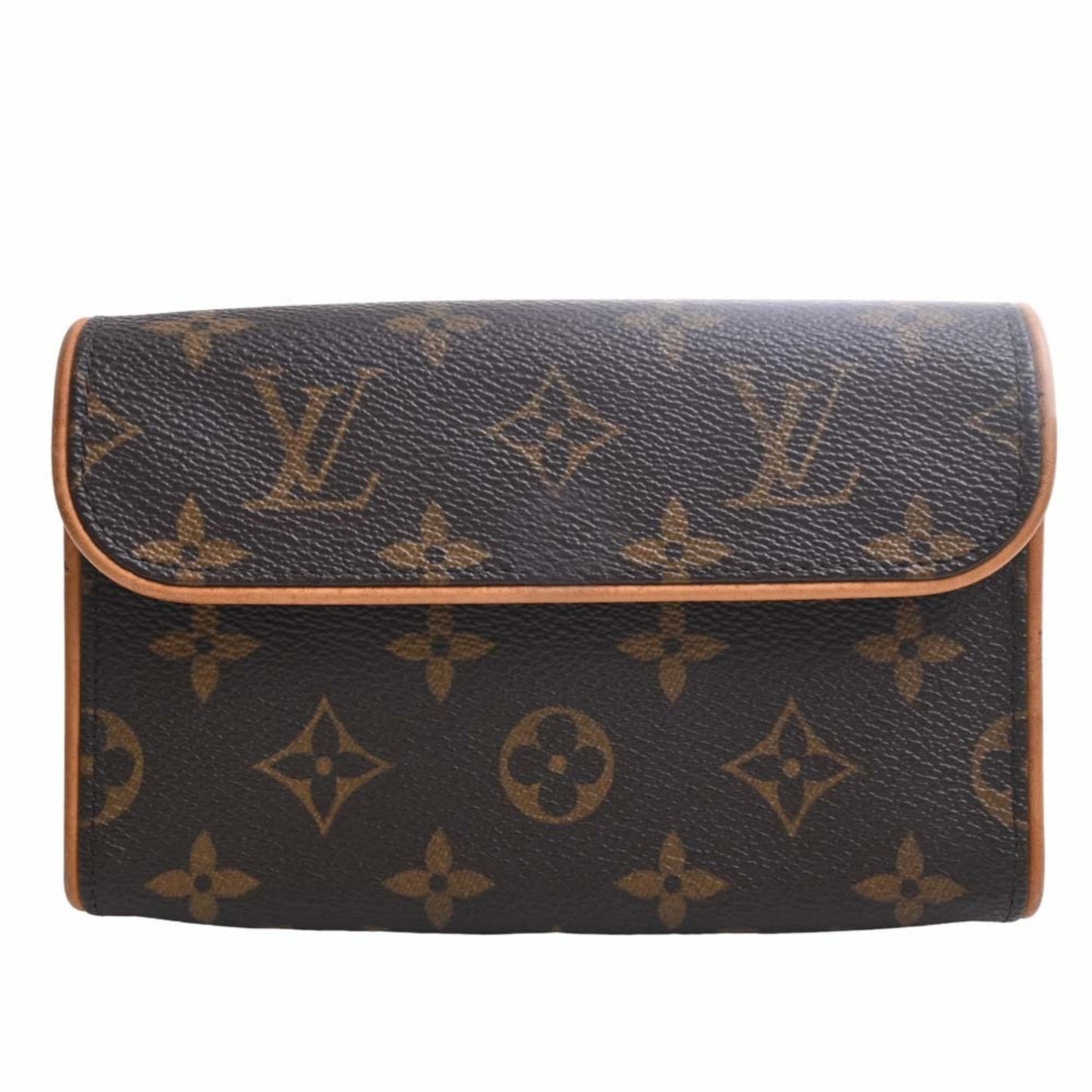 LOUIS VUITTON Monogram Pochette Florentine Waist Bag M51855 Brown Women's