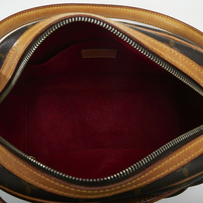 LOUIS VUITTON Monogram Clara Handbag M40057 Brown PVC Leather Ladies