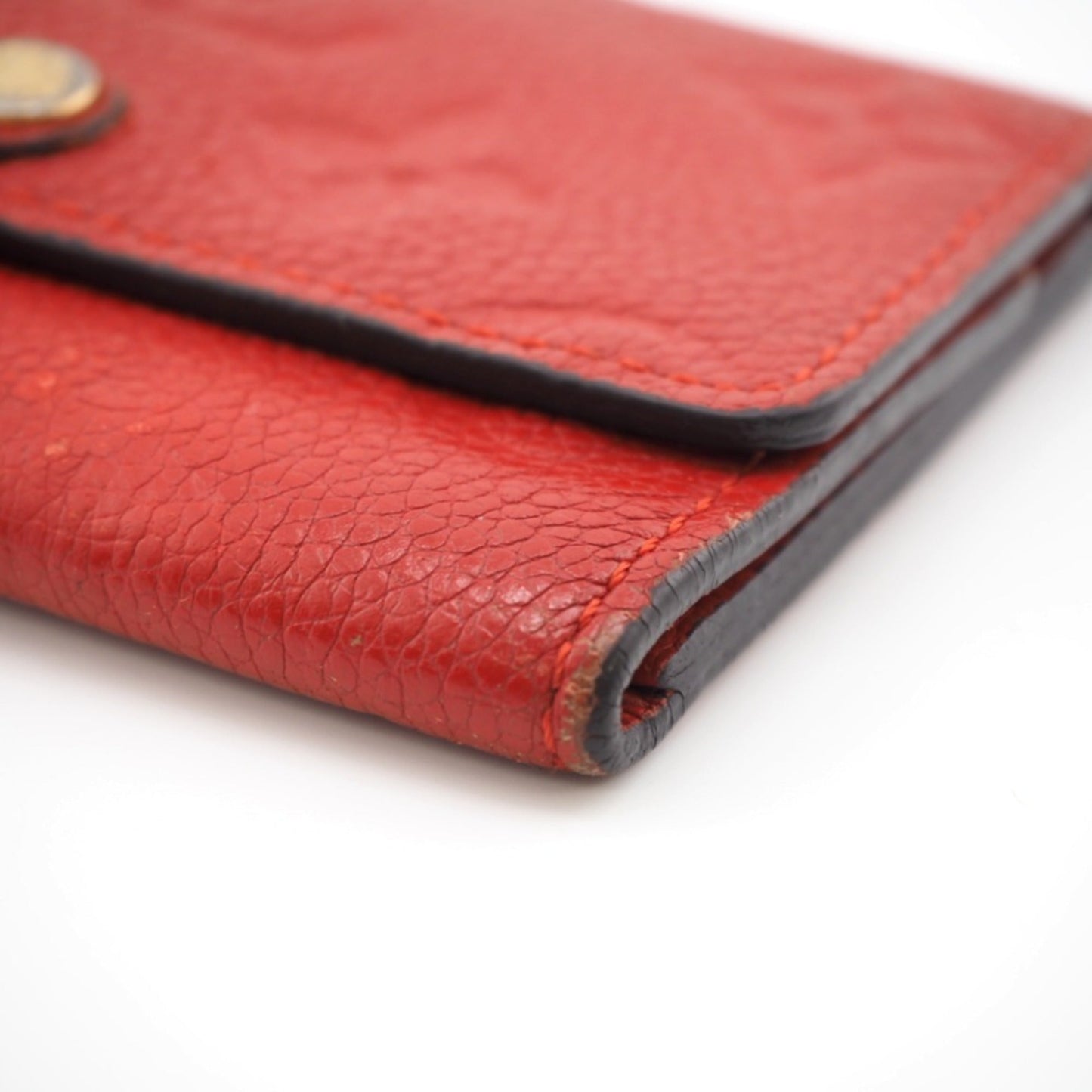 LOUIS VUITTON/ M63708 Empreinte Multicle 6 Key Case Red Ladies