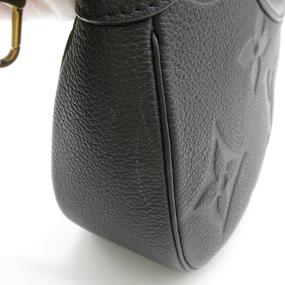 LOUIS VUITTON Bagatelle NM Shoulder Bag Black Black Monogram empreinte PVC coated canvas M46002