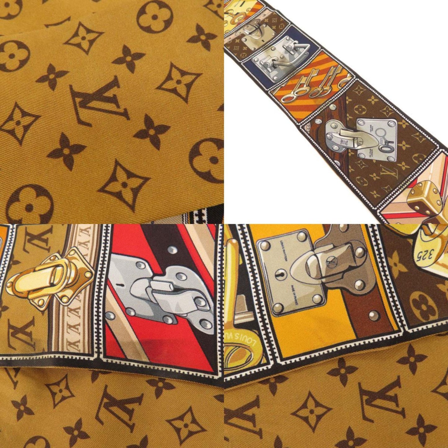 LOUIS VUITTON M76977 bandeau scarf muffler silk ladies
