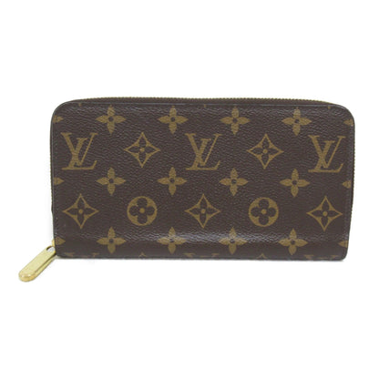 LOUIS VUITTON Zippy wallet purse Brown Pink Fuschia Monogram PVC coated canvas M41895