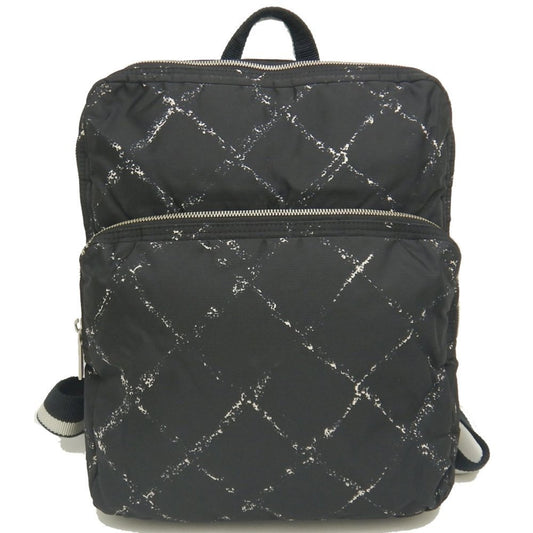 CHANEL Chanel Backpack Travel Line Nylon Black 251953
