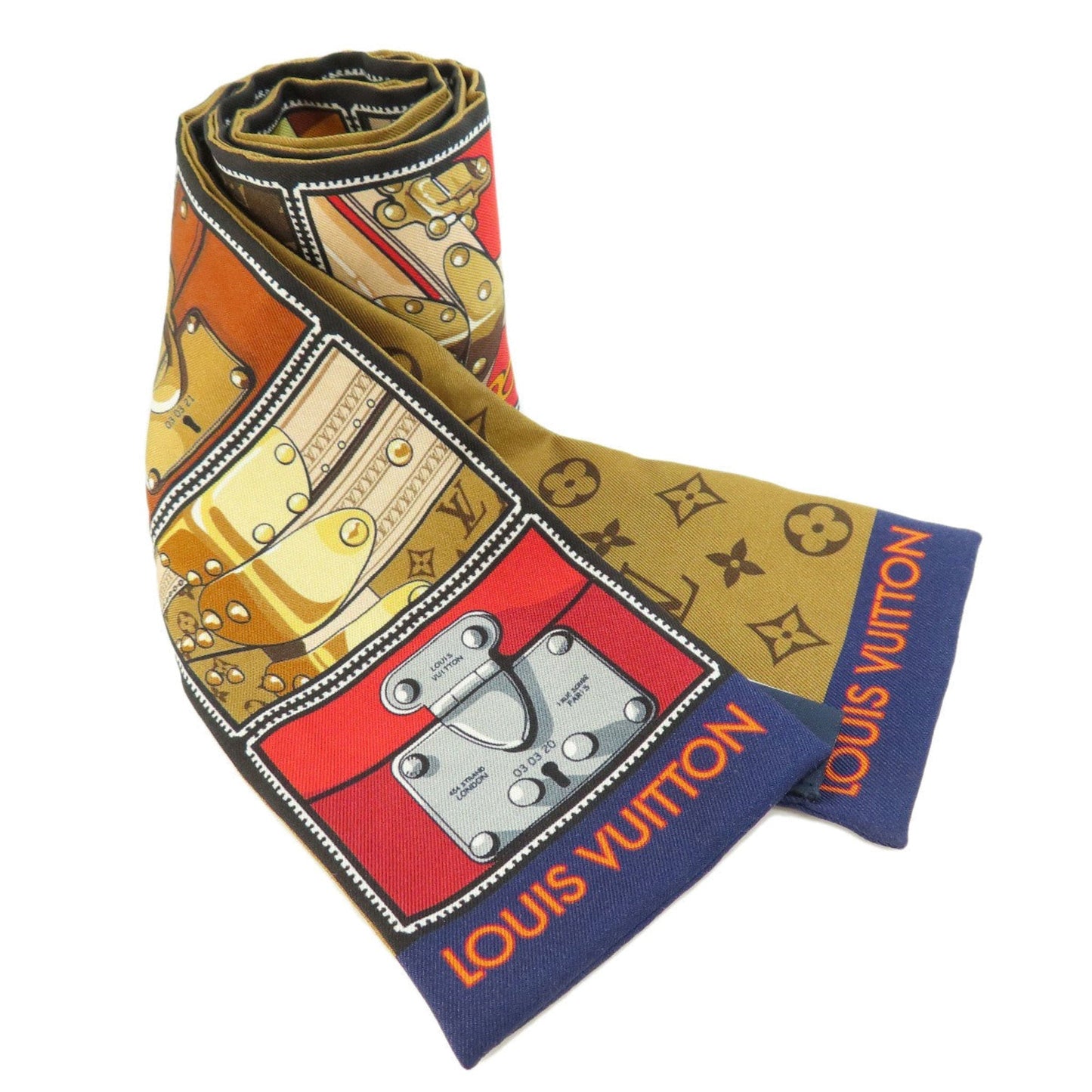LOUIS VUITTON M76977 bandeau scarf muffler silk ladies