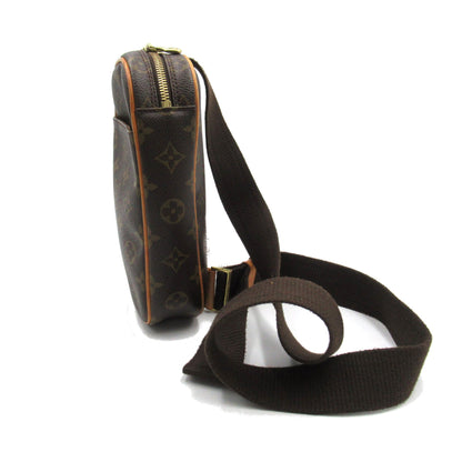 LOUIS VUITTON Pochette Gange Brown Monogram PVC coated canvas M51870