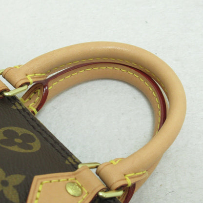 LOUIS VUITTON Nano speedy Brown Monogram PVC coated canvas M61252