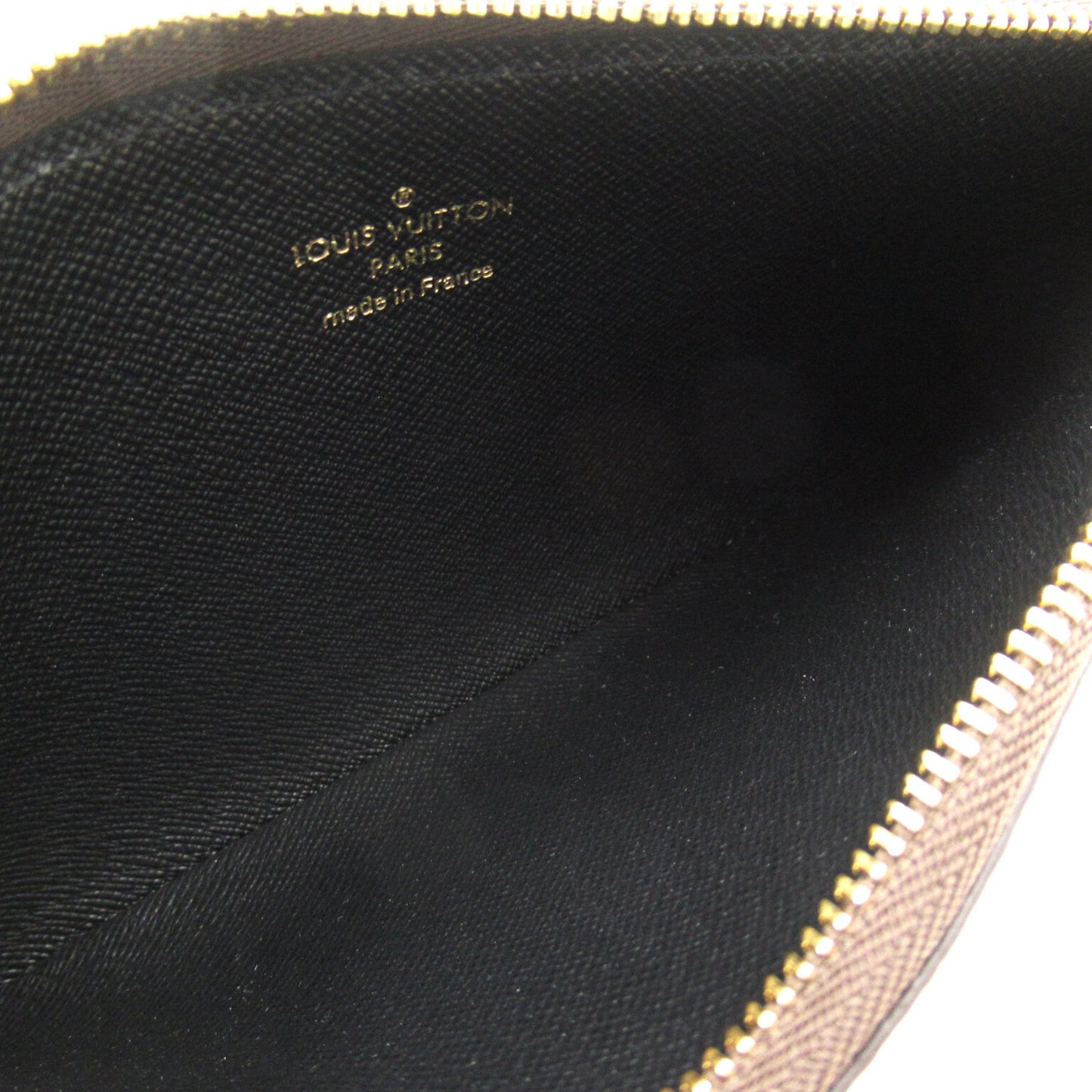 LOUIS VUITTON Pochette trio Brown Monogram / Giant Reverse PVC coated canvas M68756