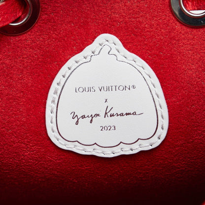LOUIS VUITTON Neonoe BB x Yayoi Kusama Polka Dot Handbag Shoulder Bag M46413 Red White Leather Women's