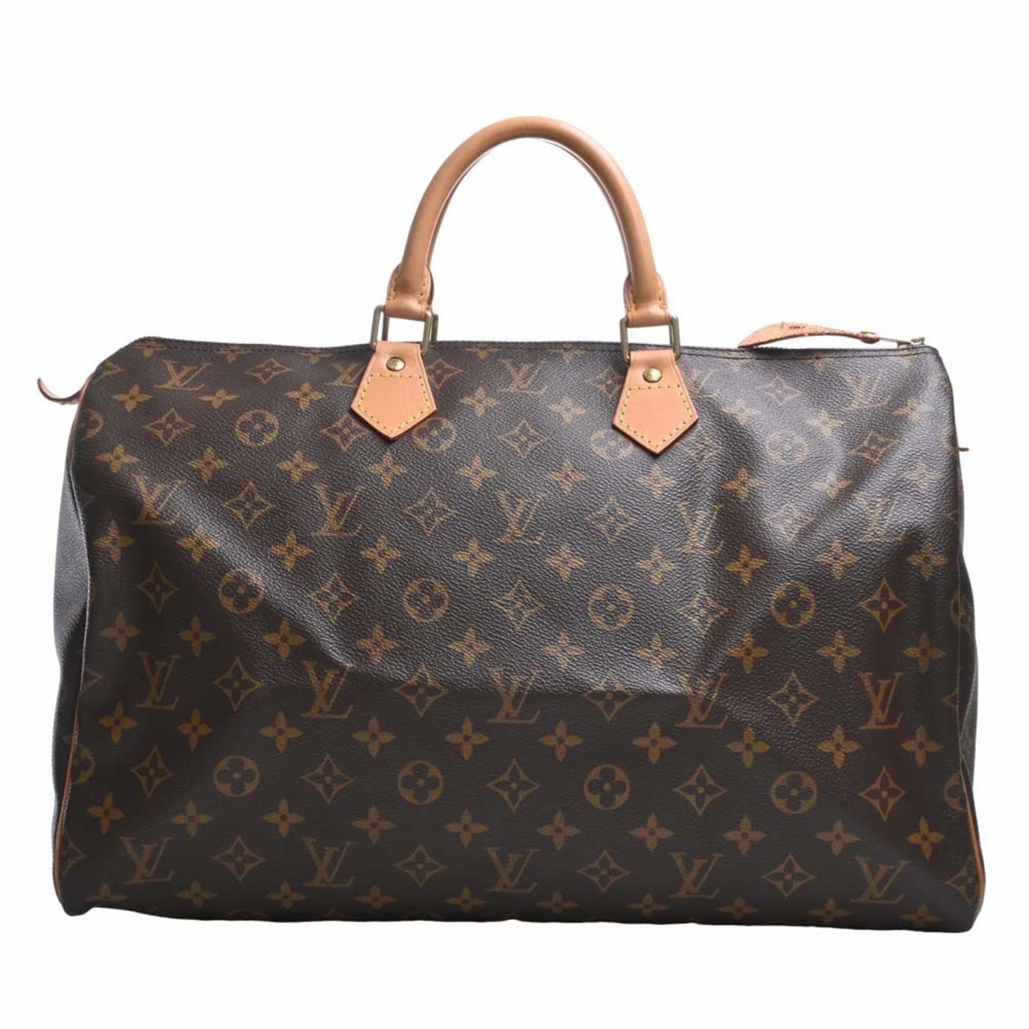 LOUIS VUITTON Monogram Speedy 40 Handbag Boston Bag M41522 Brown Women's