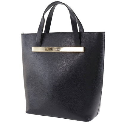 Gucci Old Leather Black Ladies Tote Bag