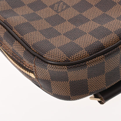 LOUIS VUITTON Damier Pochette Ganju SP Order Brown N48048 Women's Canvas Body Bag