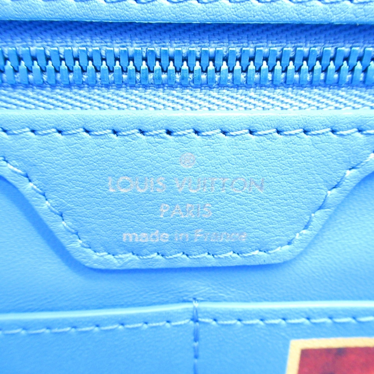 LOUIS VUITTON Rubens Neverfull MM without pouch Blue PVC coated canvas Masters collection M43317
