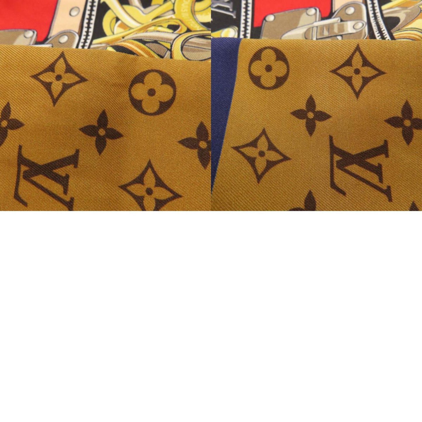 LOUIS VUITTON M76977 bandeau scarf muffler silk ladies